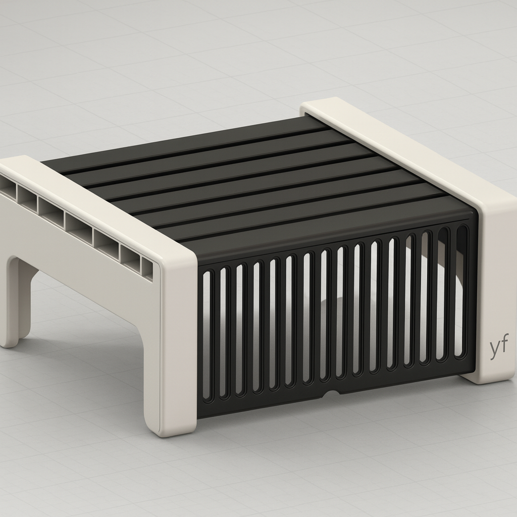 DeskBlock M1 – Module 1 Block (Fichier 3D STL) | Organisateur de bureau minimaliste