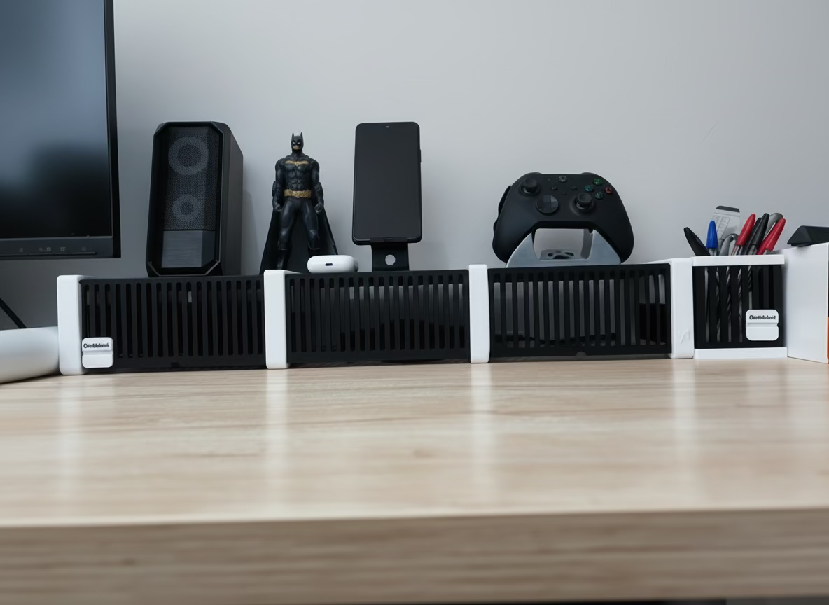 Deskblock – 3 Blocks avec Vide-Poche